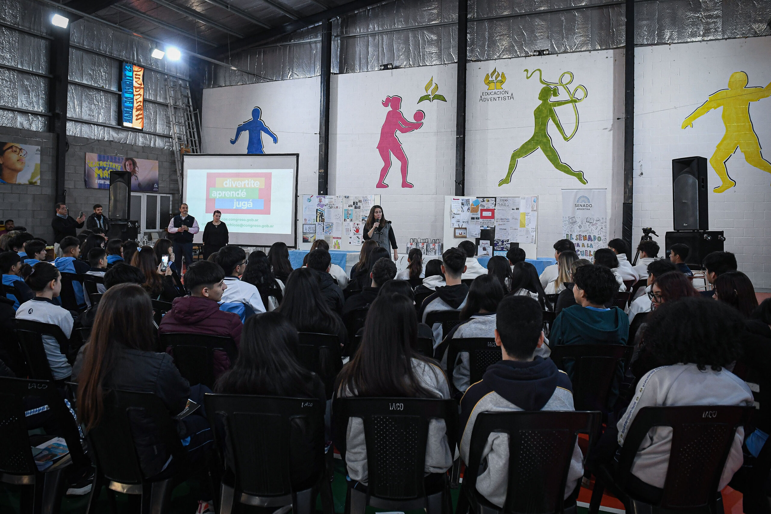 establecimientos educativos que participaron del programa El senado va a la escuela 