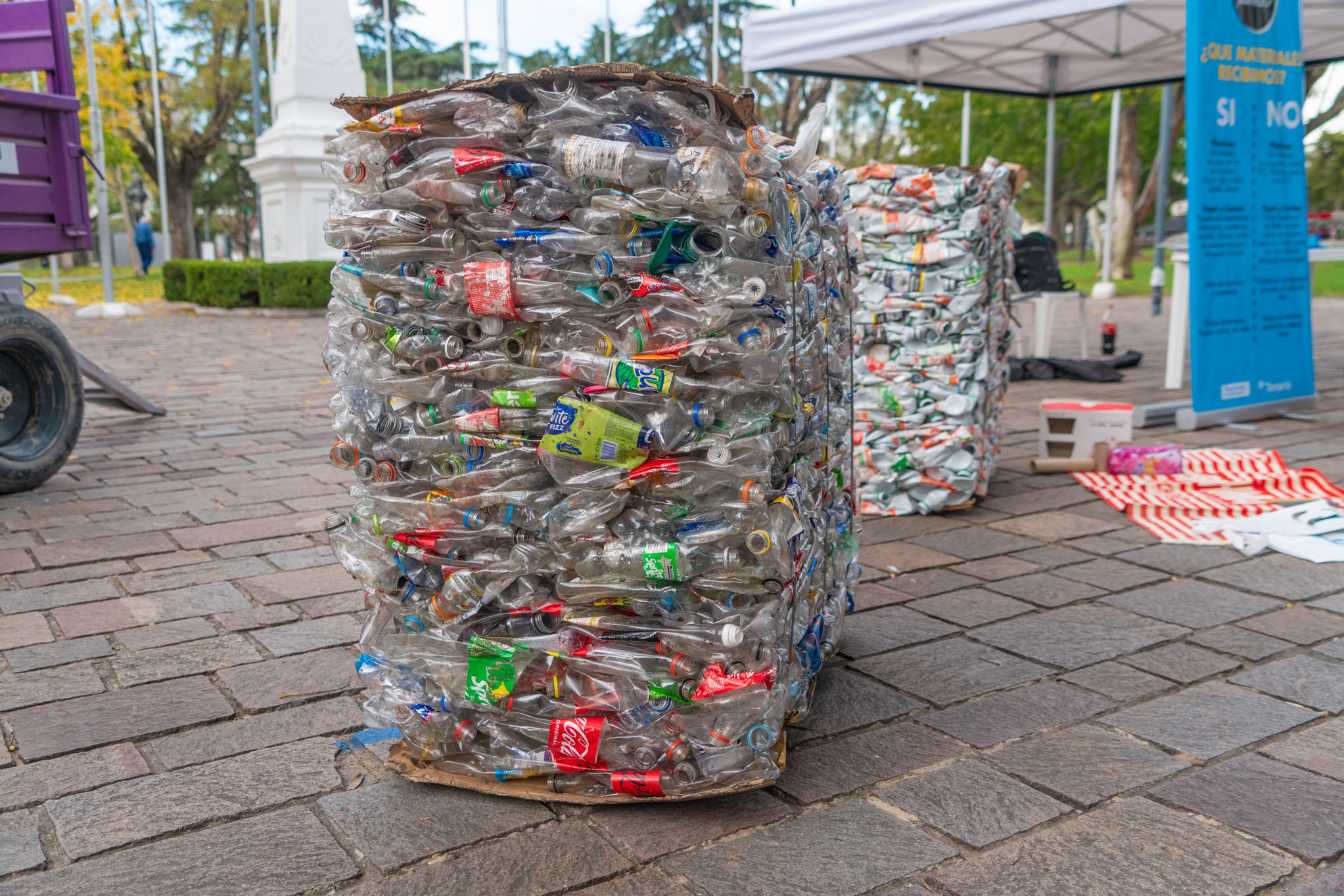 Palets de material reciclado