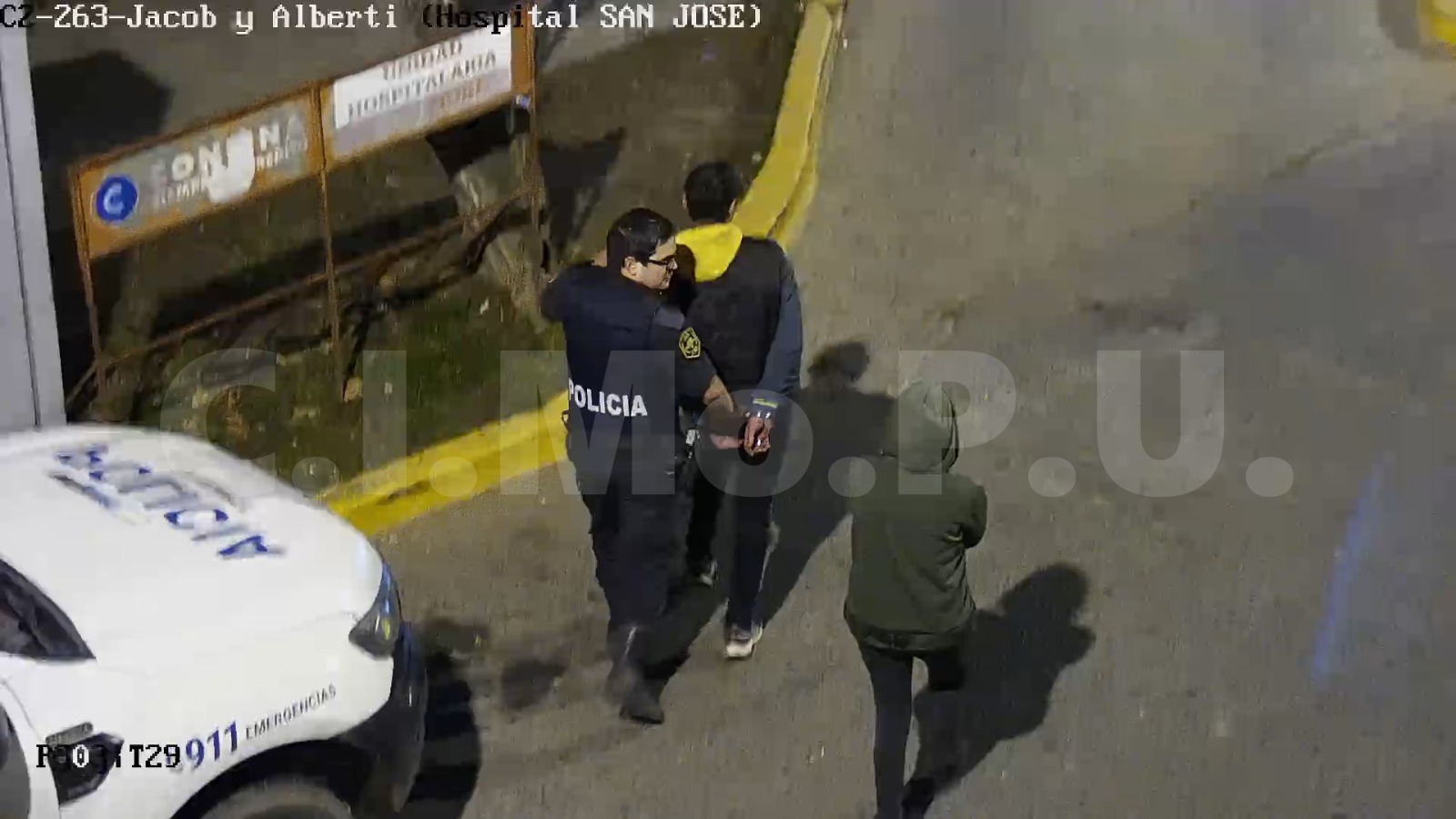 personas detenidas por la policía